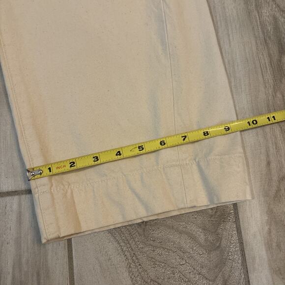 Imogene + Willie Military Trousers In Ivory Women’s Sz 26/32 Pockets Cotton - Picture 2 of 14